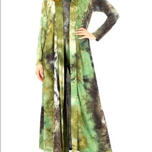 3 piece Maxi Tye dye pants set